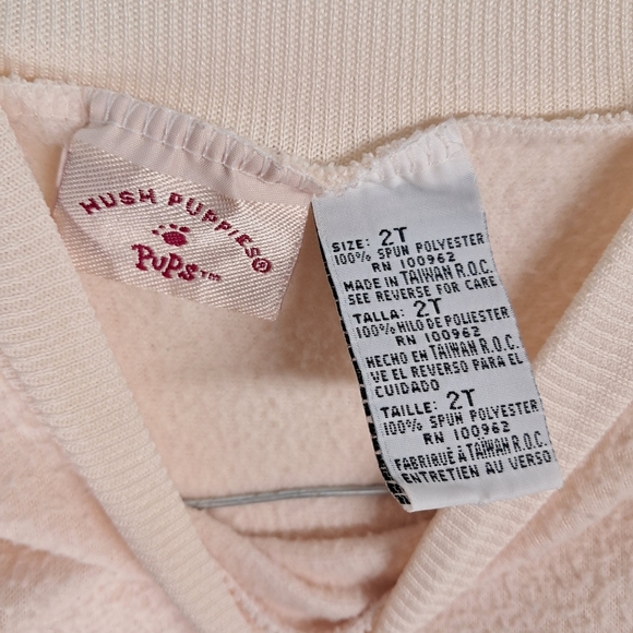 Hush Puppies Pups Sweater Cream Size 2T - Picture 5 of 6